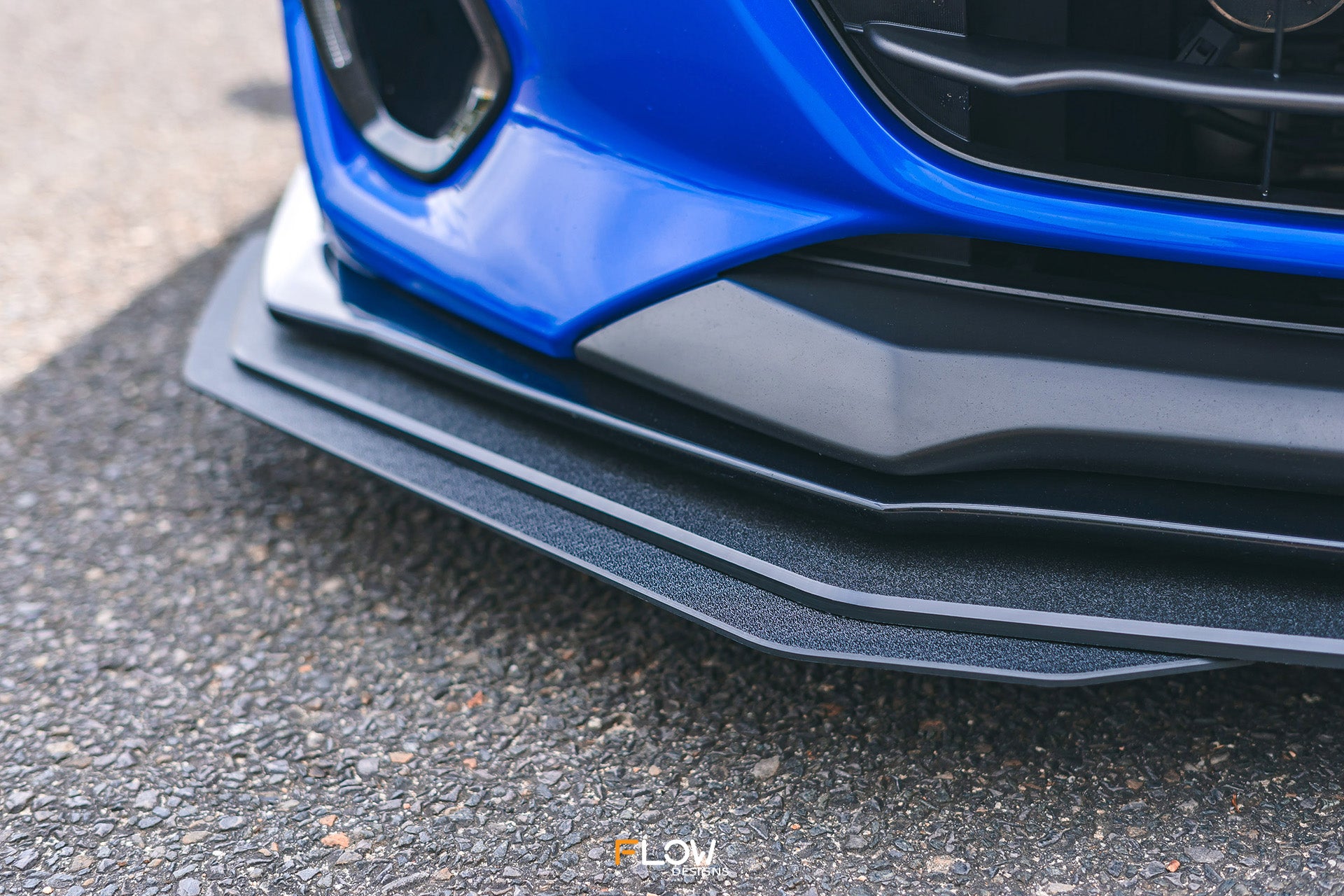 ZD8 BRZ STI Front Lip Splitter (TEXTURED)