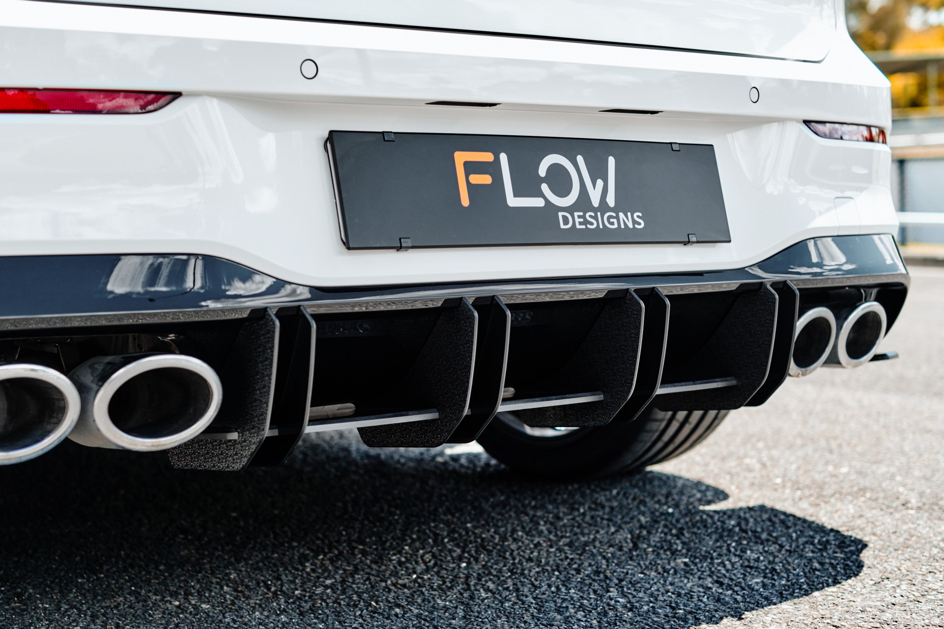 MK8 Golf R Flow-Lock Rear Diffuser