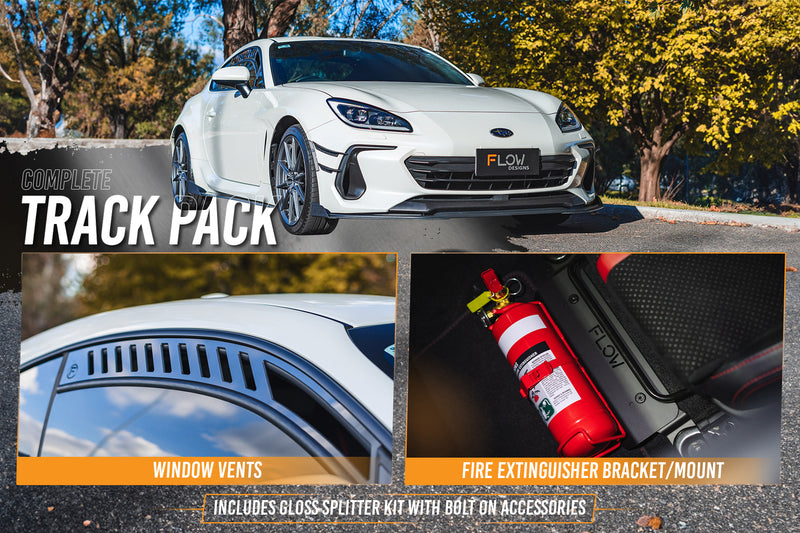 ZD8 BRZ Full Lip Splitter Set (GLOSS BLACK)