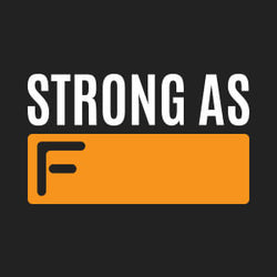 Strong As F Logo