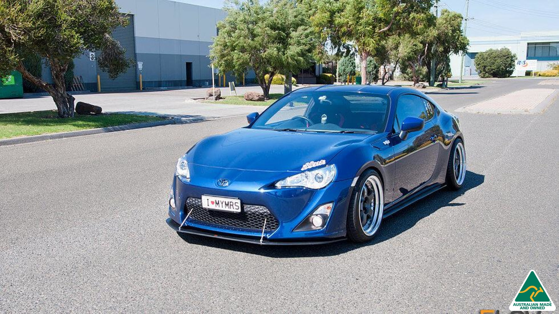 Blue Toyota 86 Front Splitter