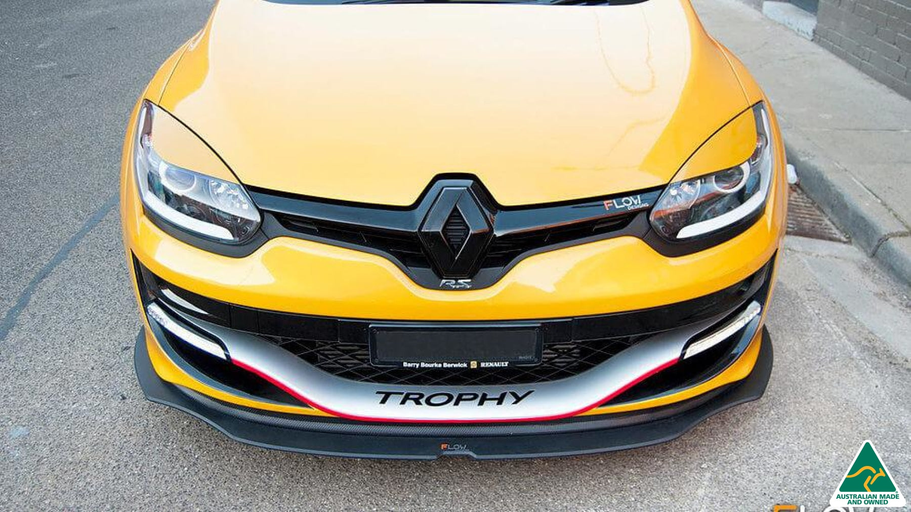 Renault Megane RS Front Splitter V2 | Flow Designs Australia