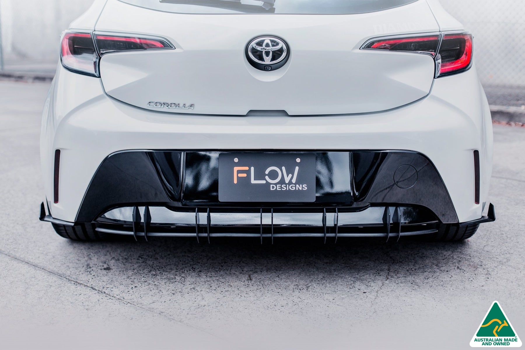 Corolla MZEA12R/ZWE211R 2018-2022 Flow-Lock Rear Diffuser