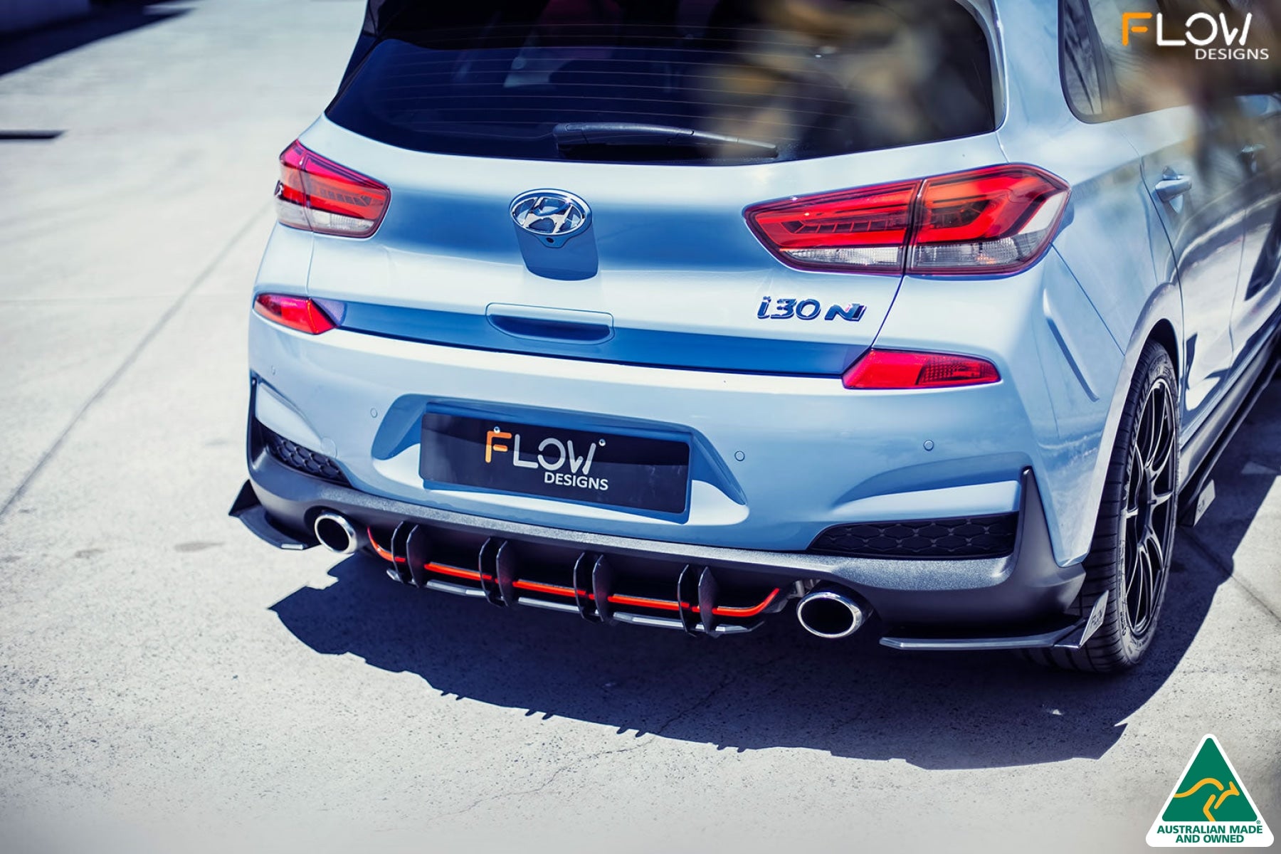 i30N Hatch PD (2018-2020) Flow-Lock Rear Diffuser