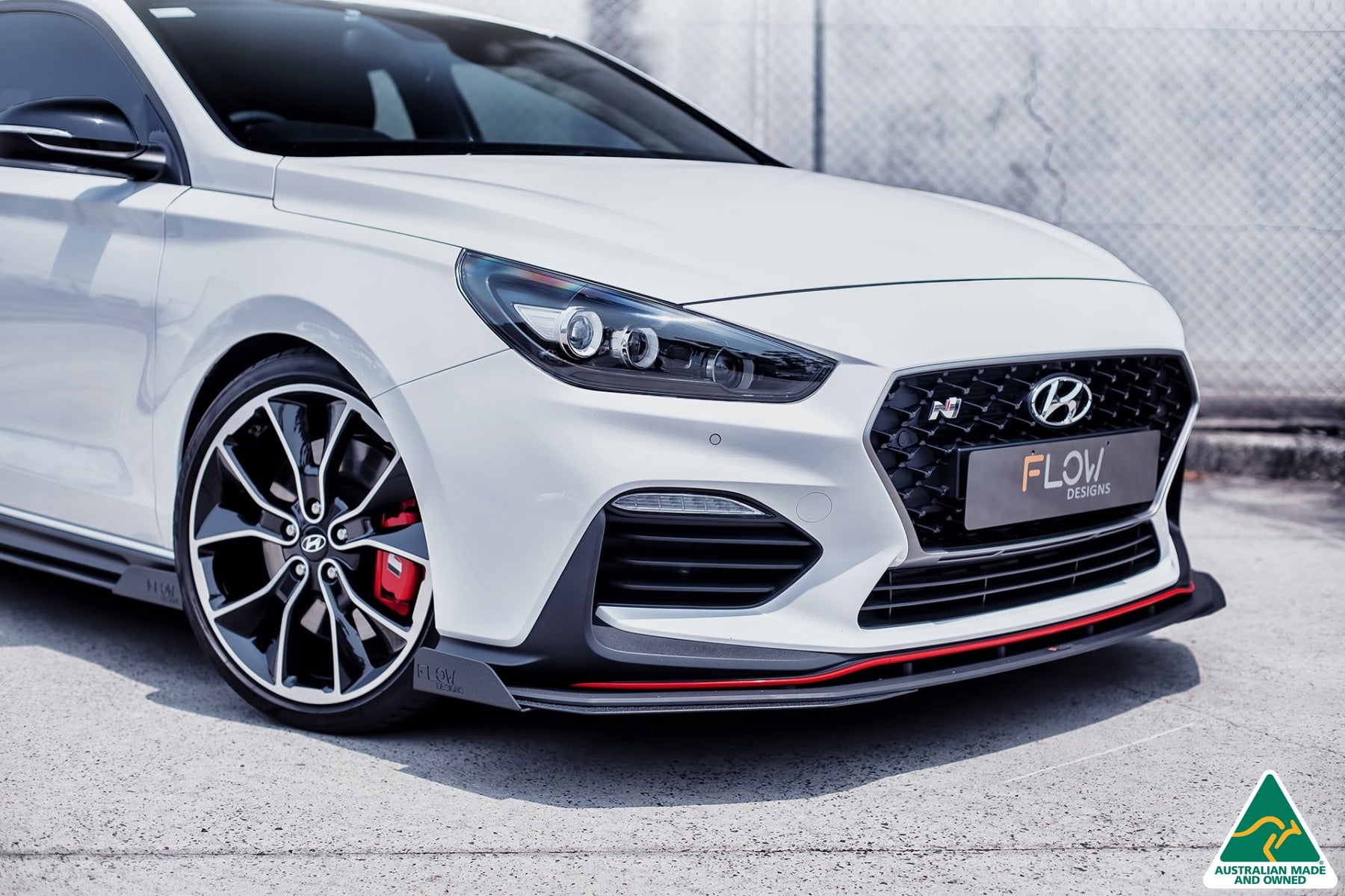 i30N Fastback PD Front Lip Splitter & Reinforcement Brackets