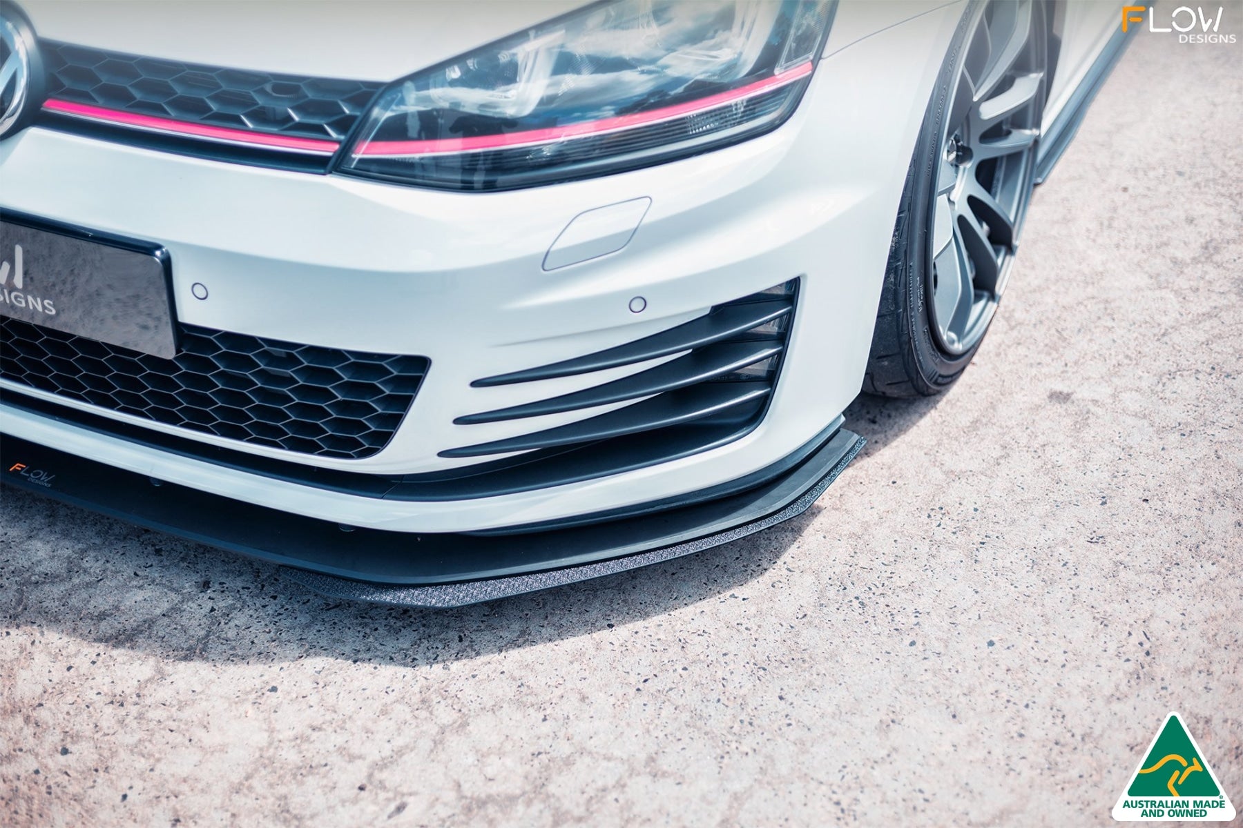 MK7 Golf GTI Front Lip Splitter & Bumper Reinforcement Bracket