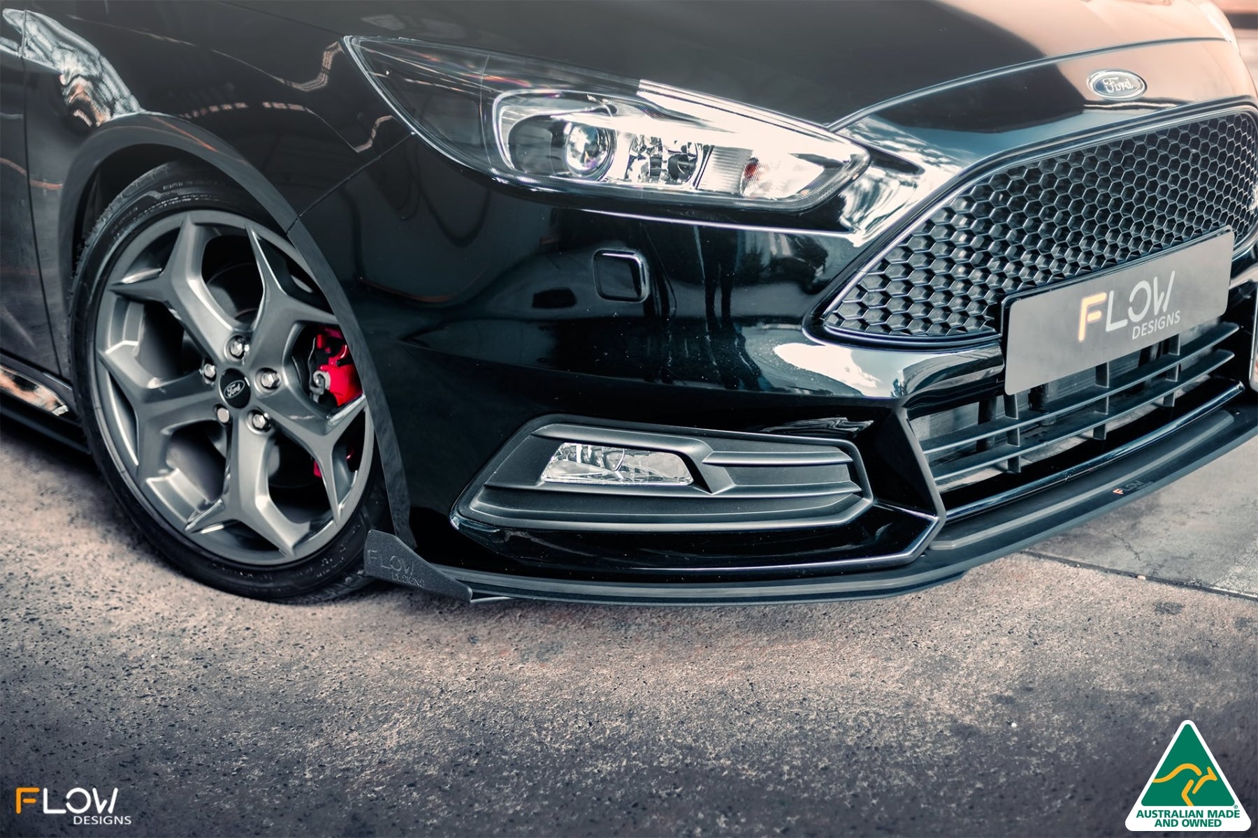 MK3.5 Focus ST (Facelift) Front Lip Splitter (2 Piece)