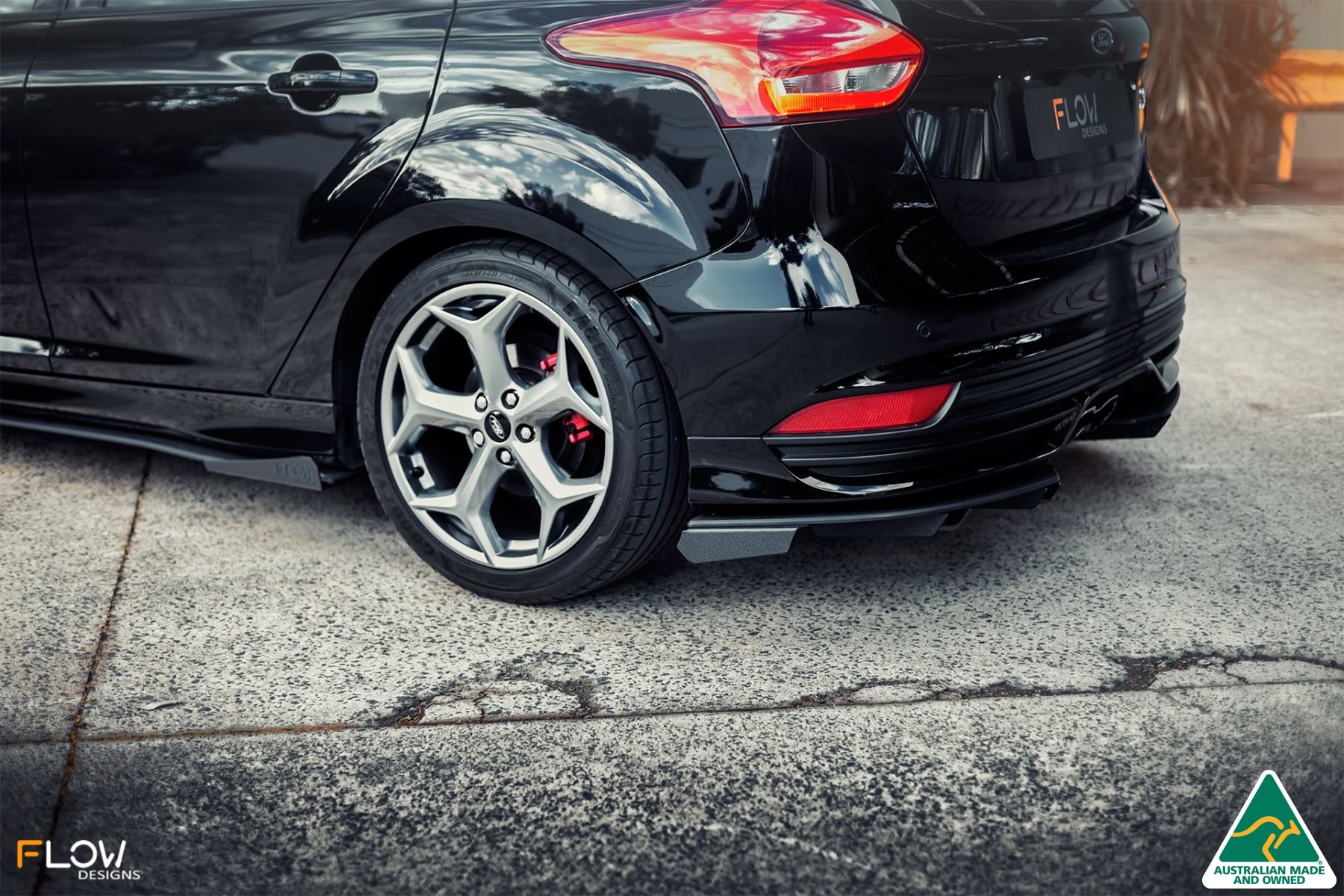 MK3.5 Focus ST (Facelift) Rear Spat Winglets (Pair)