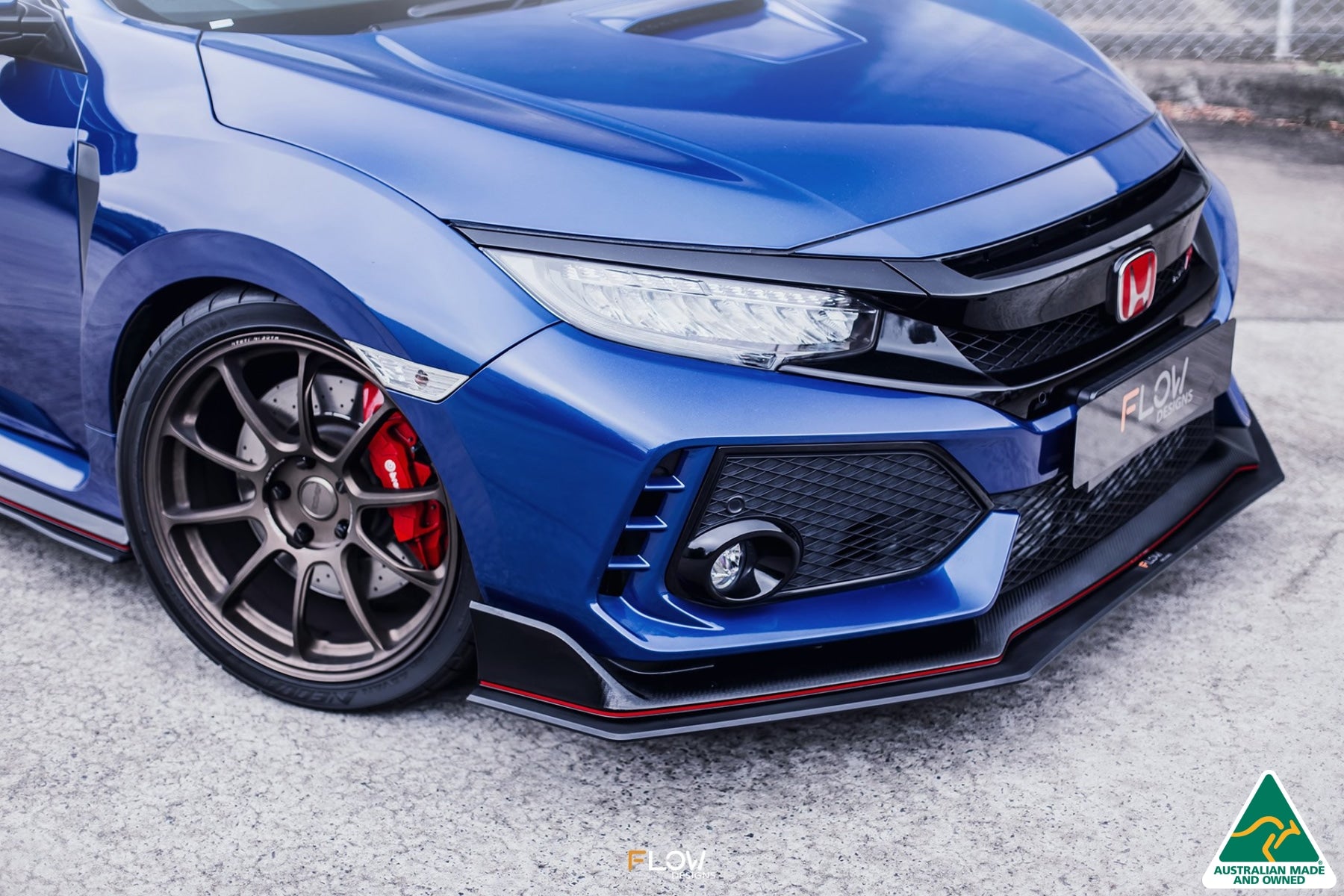 FK8 Civic Type R Front Lip Splitter