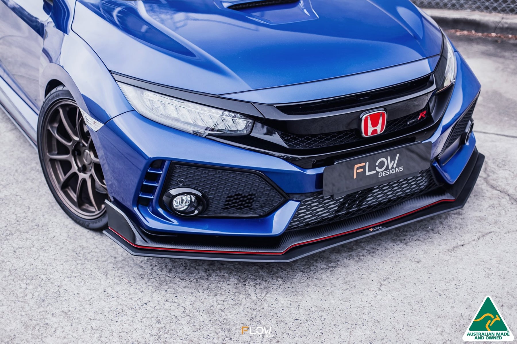 FK8 Civic Type R Front Lip Splitter