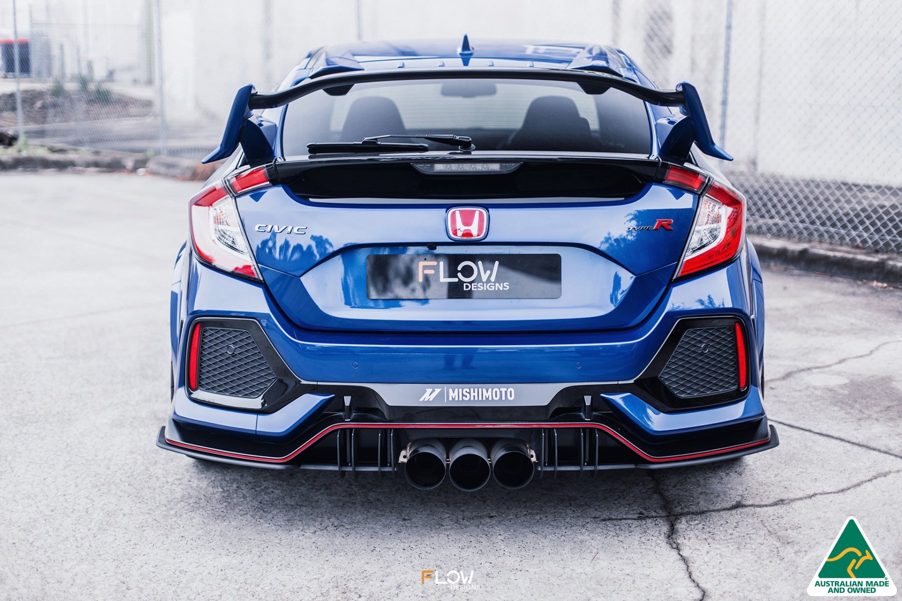 FK8 Civic Type R Flow-Lock Rear Diffuser