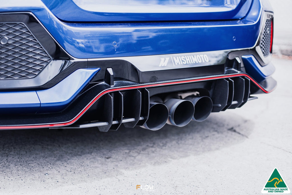 Buy Honda FK8 Civic Type R (10th Generation) Flow-Lock Rear Diffuser ...