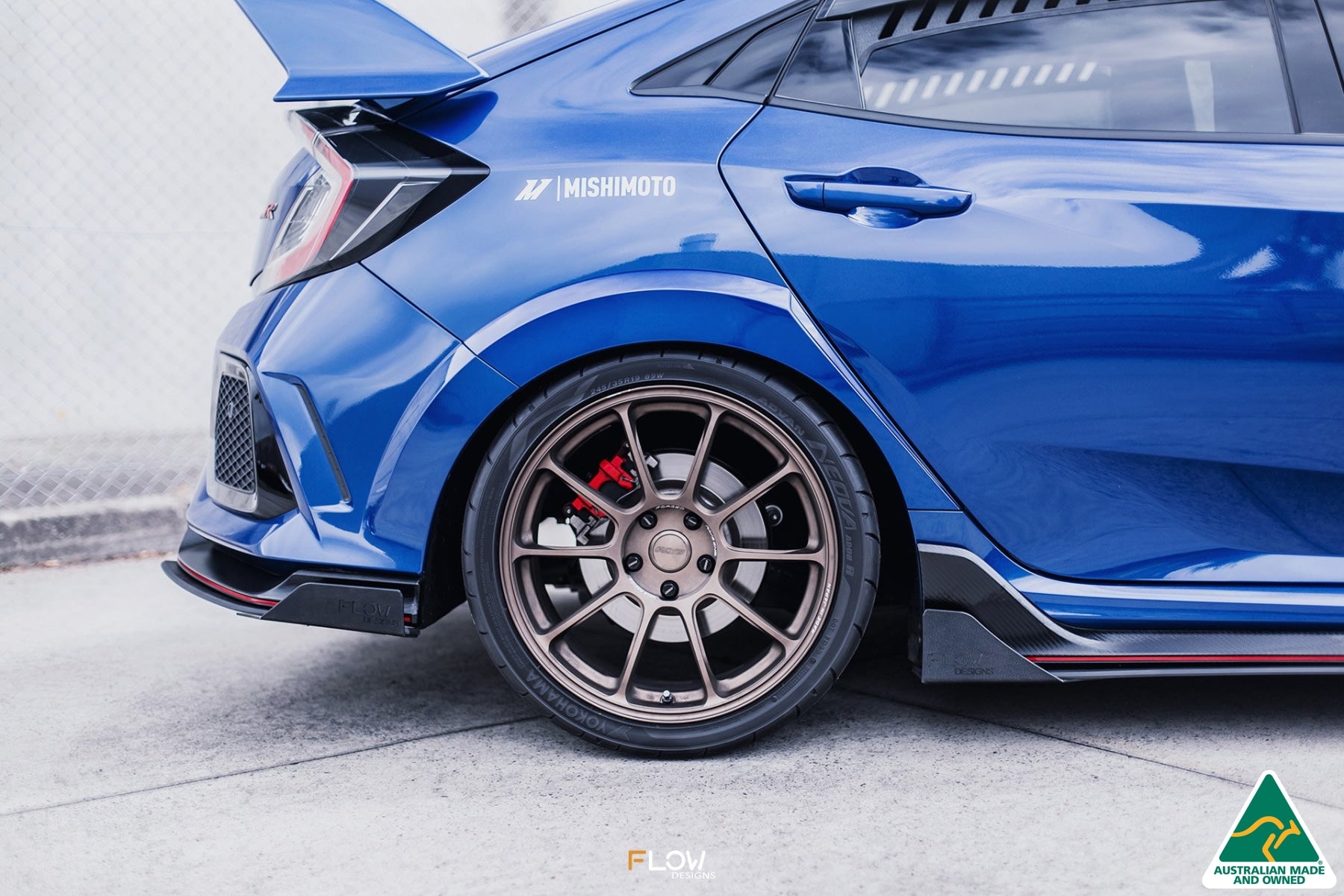 FK8 Civic Type R Side Skirt Splitter Winglets (Pair)