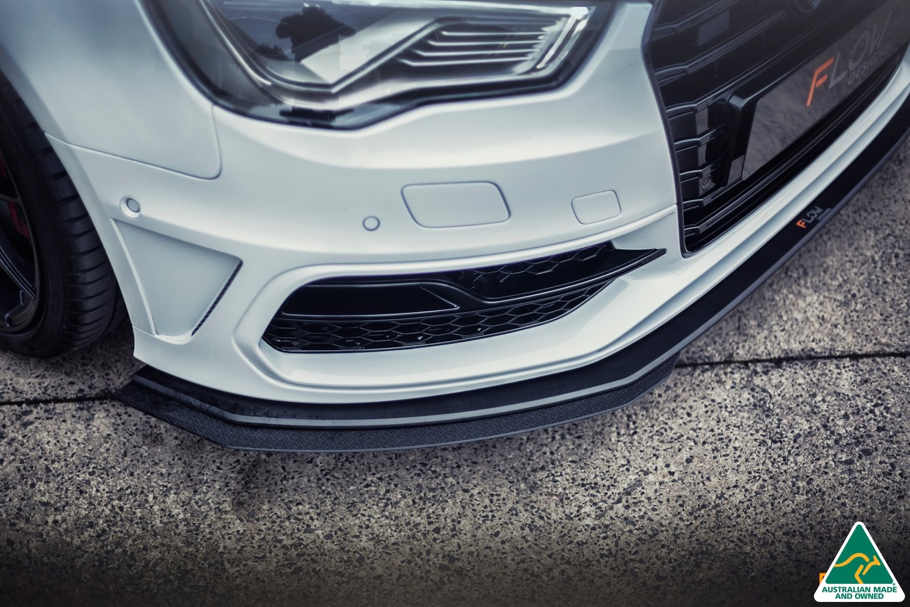 S3 8V Pre-Facelift Sportback Front Lip Splitter V3