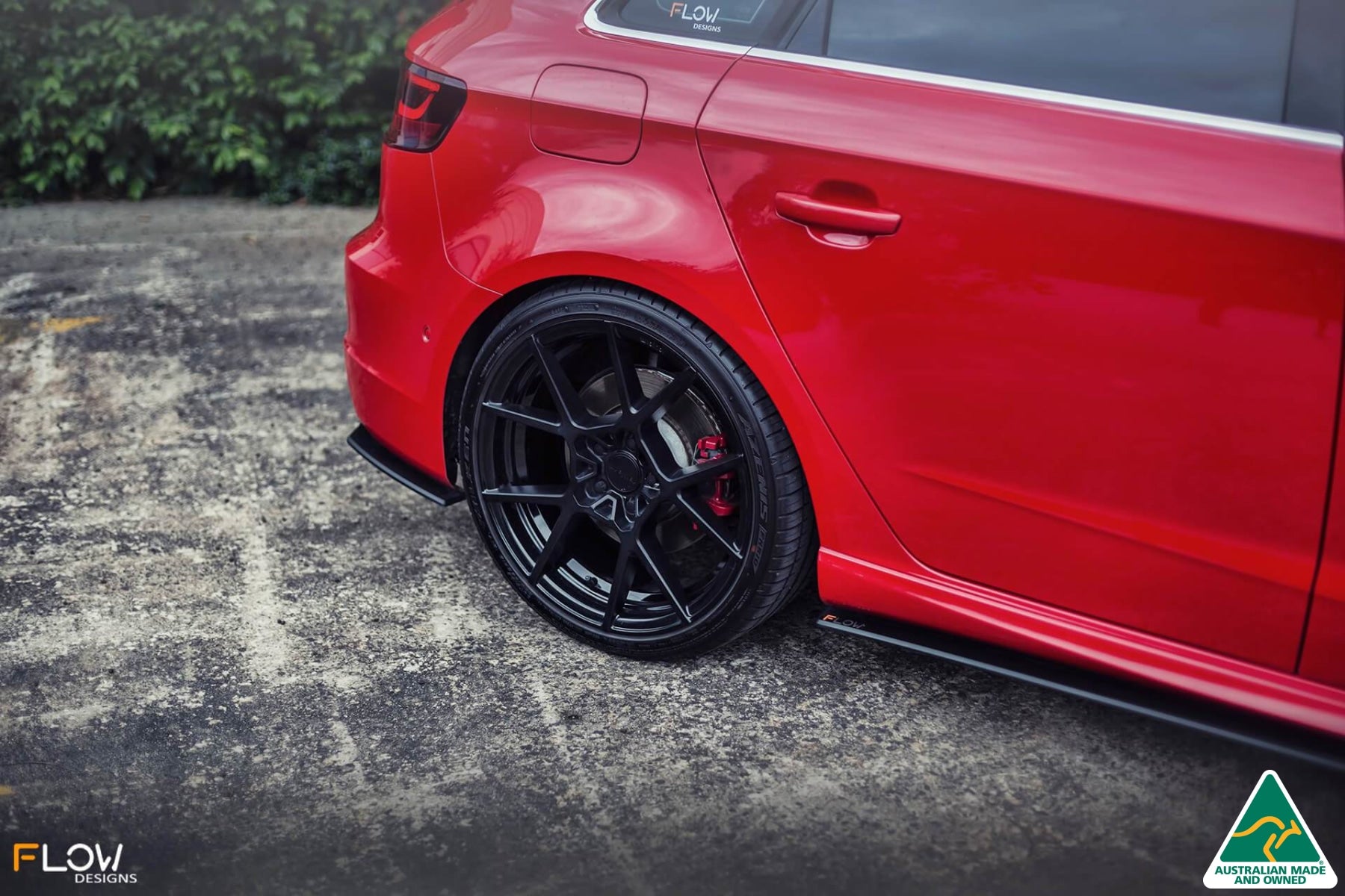 Buy Audi S3 8V PFL Sportback Side Splitters | Flow Designs Australia