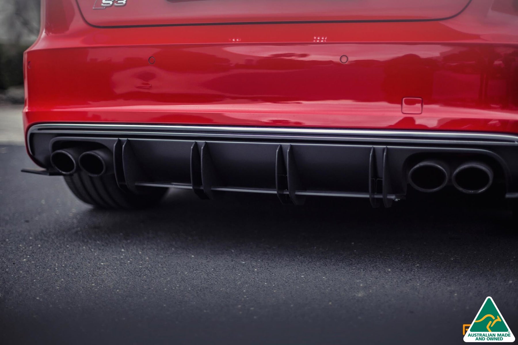 Buy Audi S3 8V PFL Rear Flow-Lock Diffuser | Flow Designs Australia