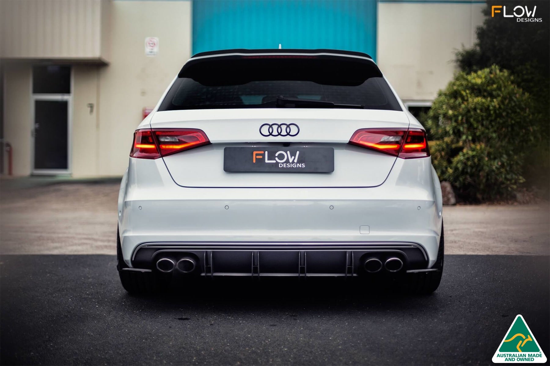 S3 8V Pre-Facelift Sportback Flow-Lock Rear Diffuser