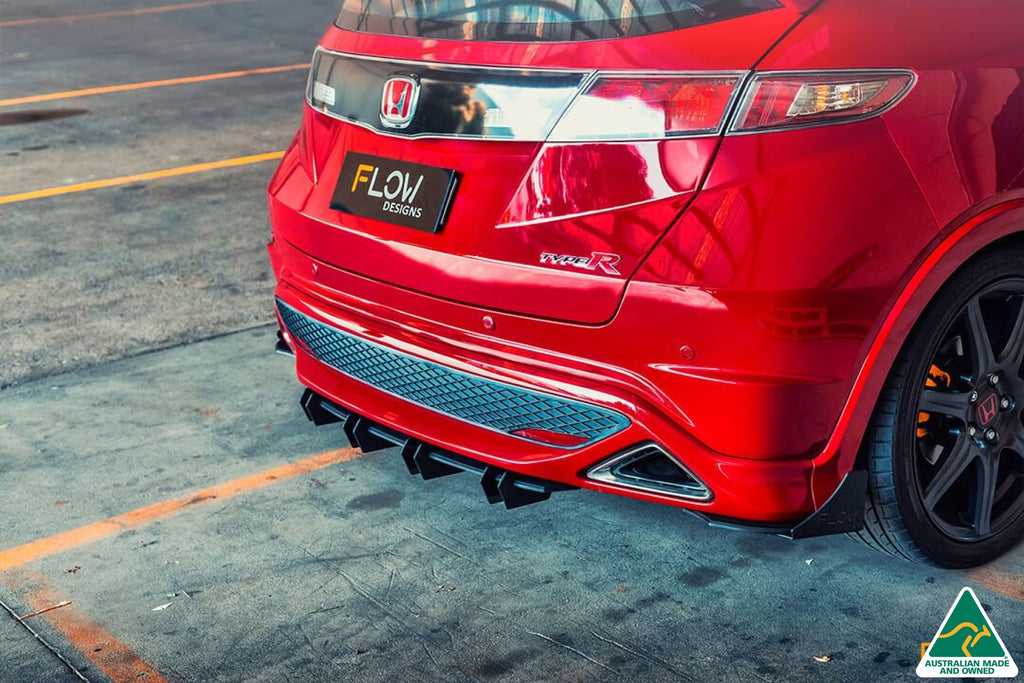 Buy Honda FN2 Civic Type R Flow-Lock Rear Diffusers Online | Flow ...