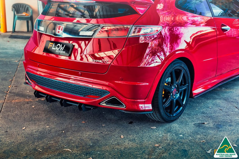 Buy Honda FN2 Civic Type R Flow-Lock Rear Diffusers Online | Flow ...