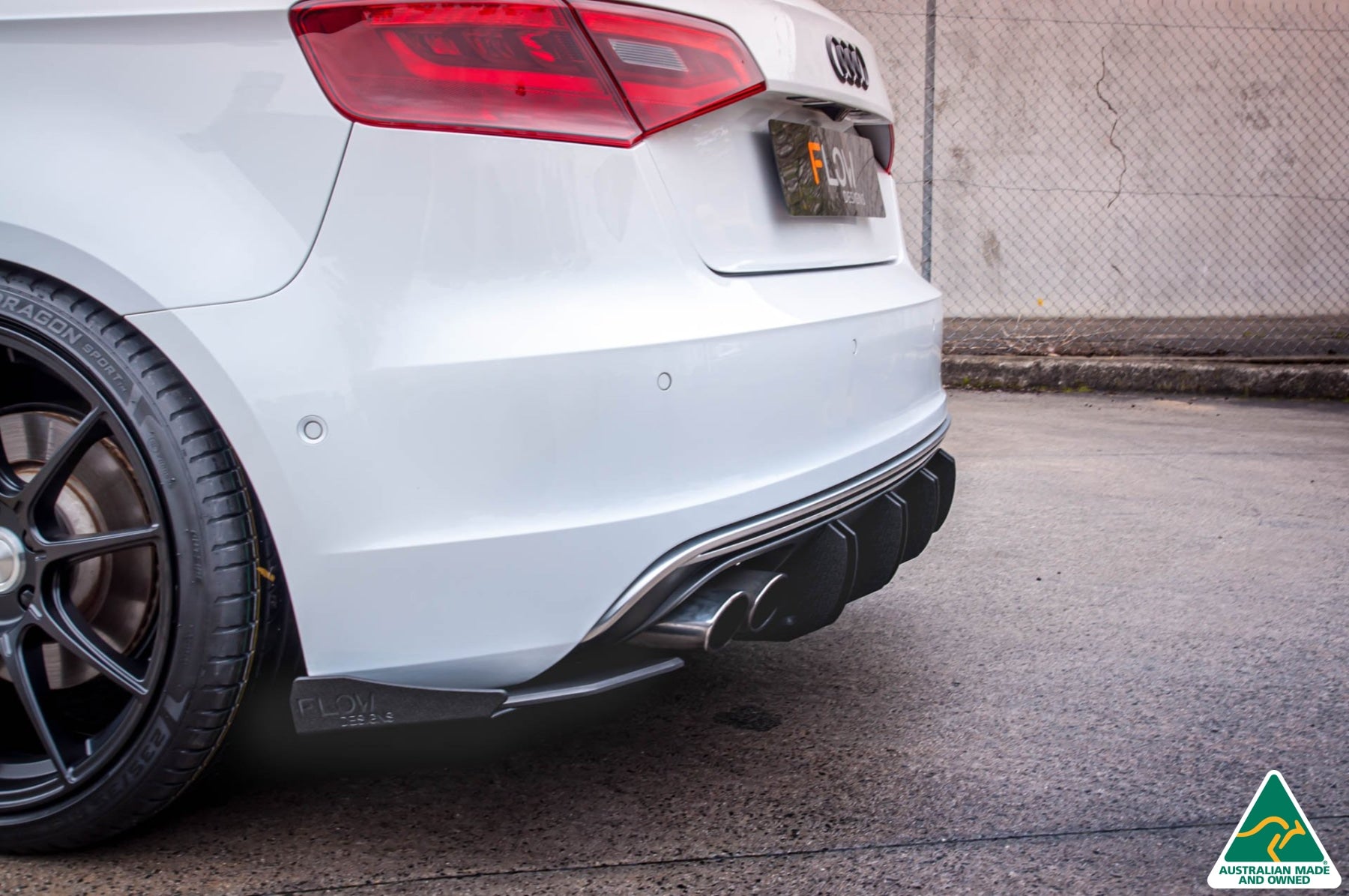 Buy Audi S3 8V PFL Rear Flow-Lock Diffuser | Flow Designs Australia