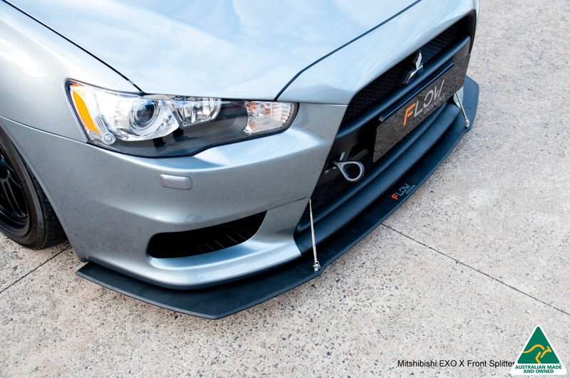 Buy Mitsubishi Lancer Evolution X Front Lip Splitter V2 Online