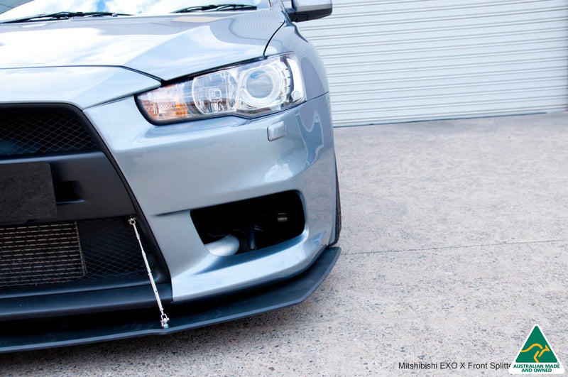 Buy Mitsubishi Lancer Evolution X Front Lip Splitter V2 Online