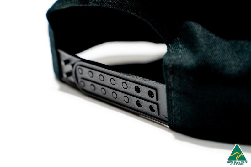 Flow Designs Embroided Snapback Hat (Black)