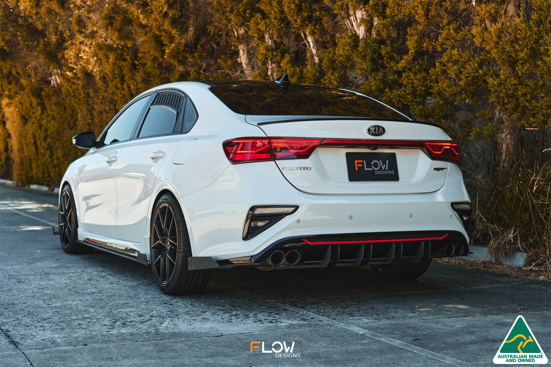 Cerato GT Sedan PFL Rear Spat Winglets (Pair)