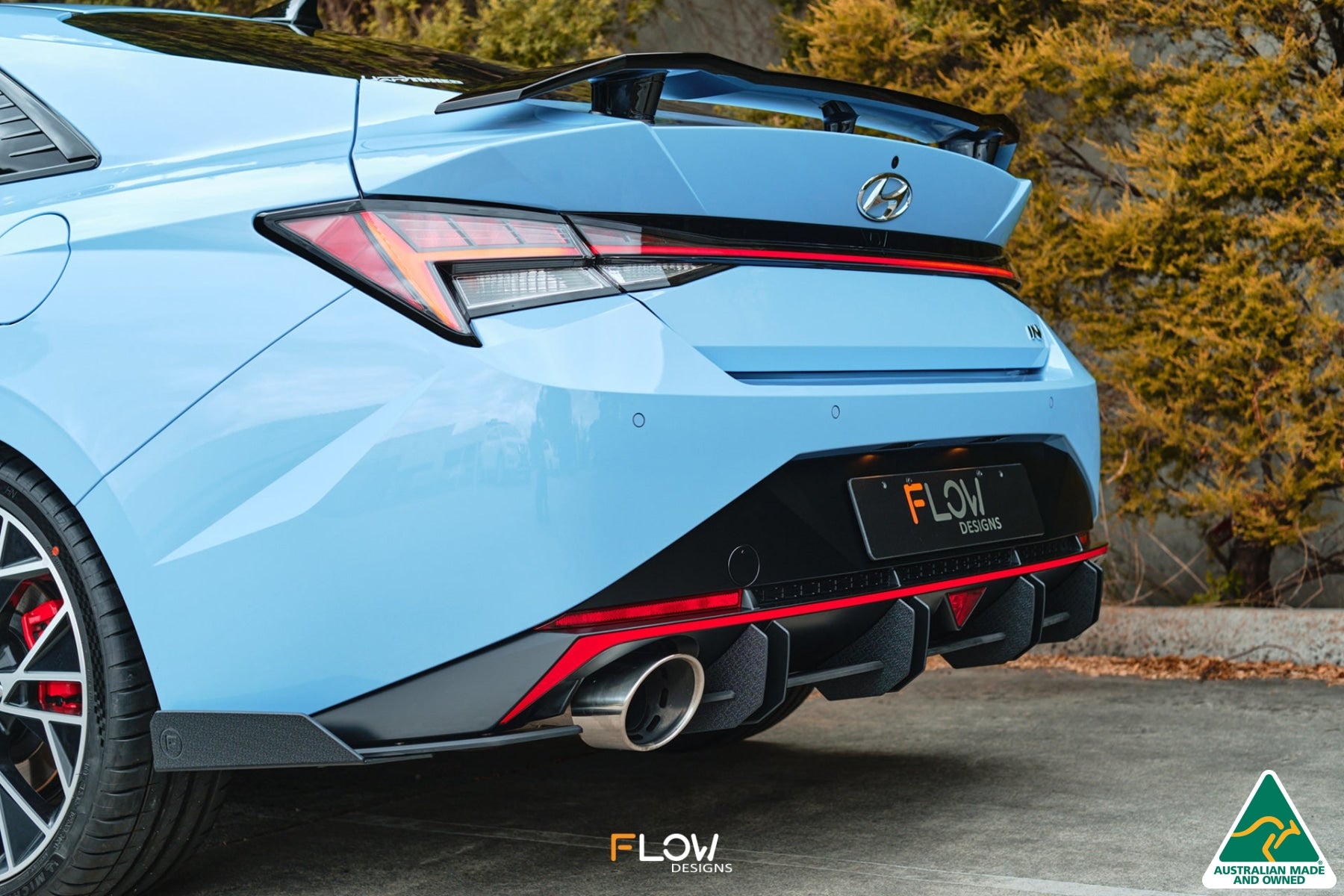 CN7 i30N Sedan 2021 Flow-Lock Rear Diffuser