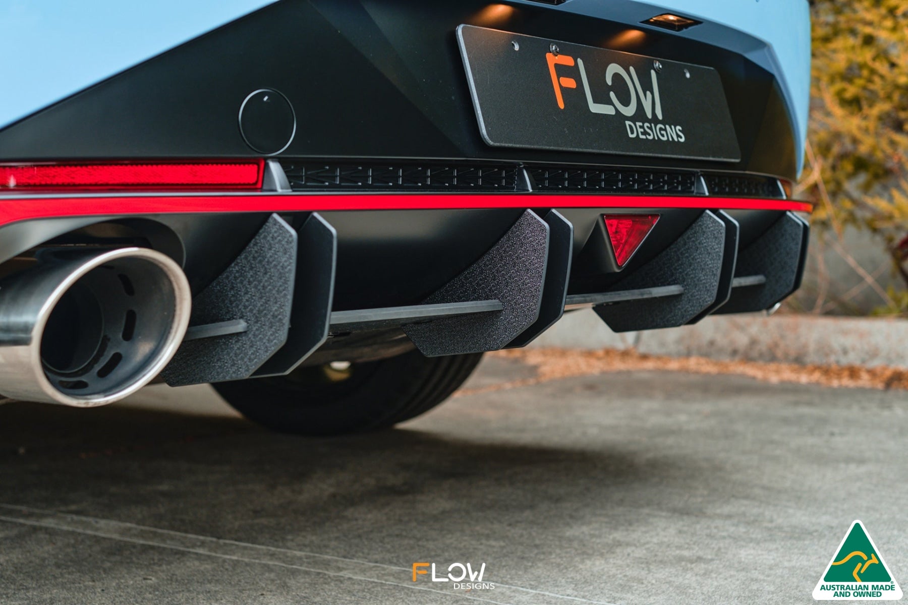 CN7 Elantra N Sedan 2021 Flow-Lock Rear Diffuser