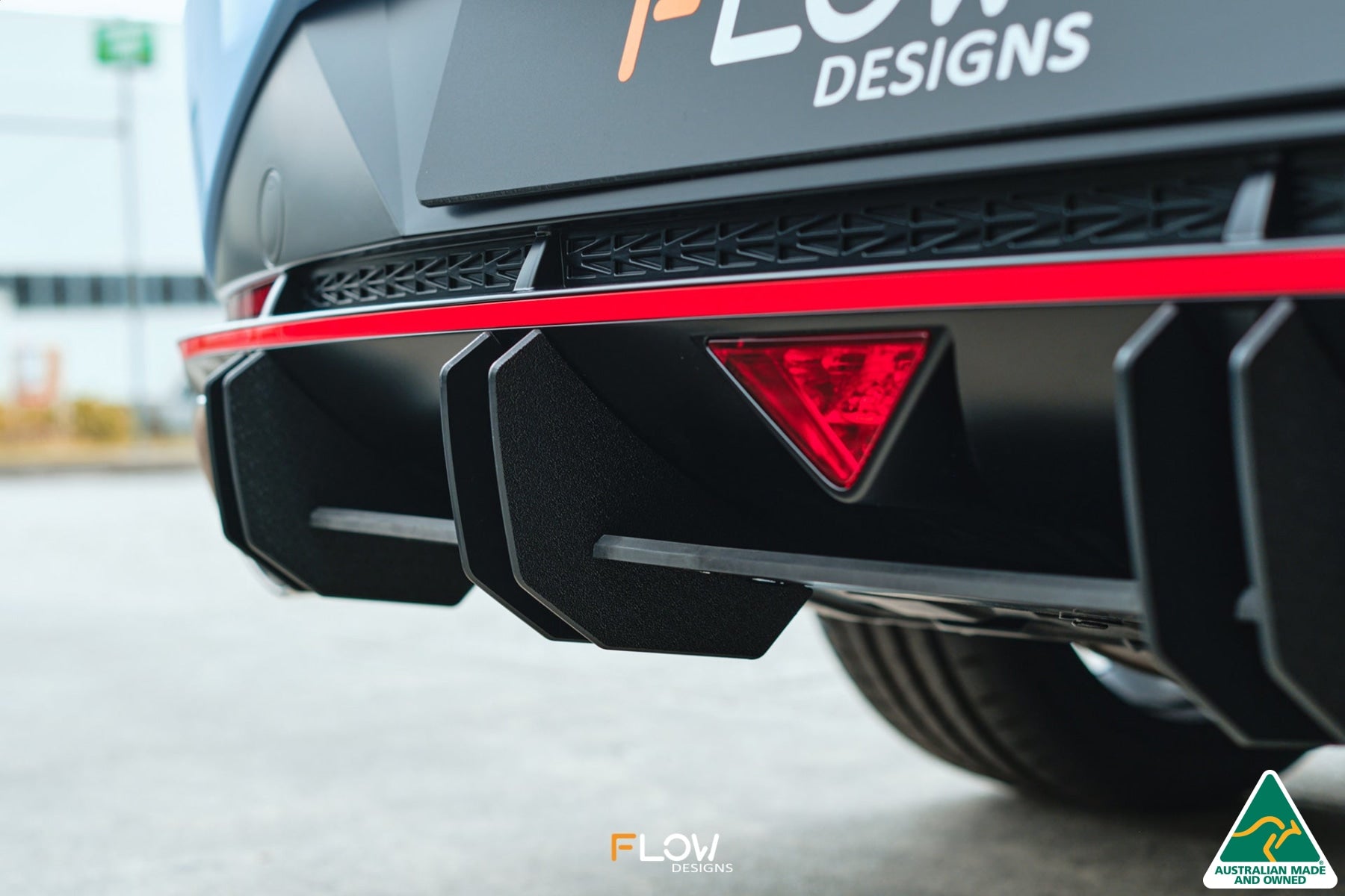 CN7 Elantra N Sedan 2021 Flow-Lock Rear Diffuser