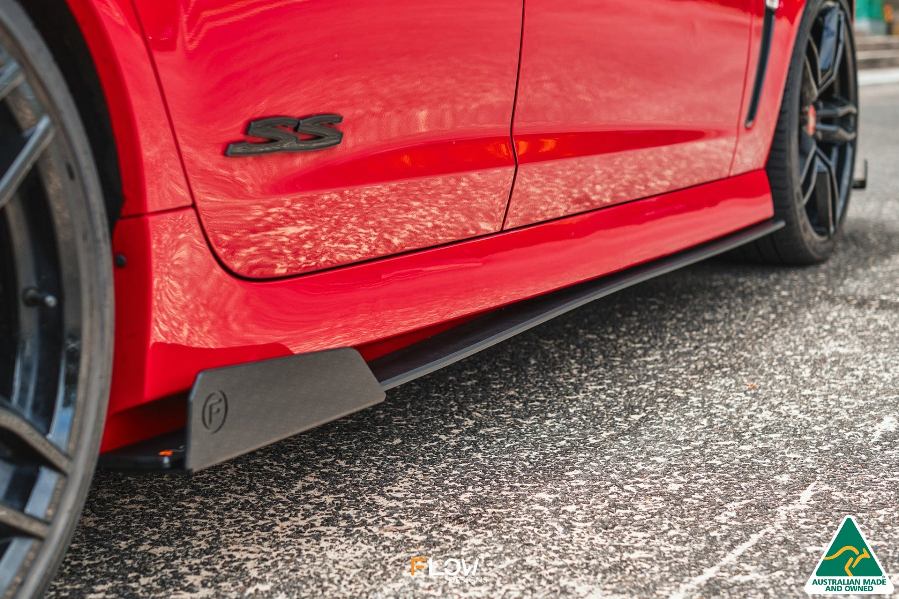 VF Commodore S1 Sedan Side Skirt Splitters (Pair)