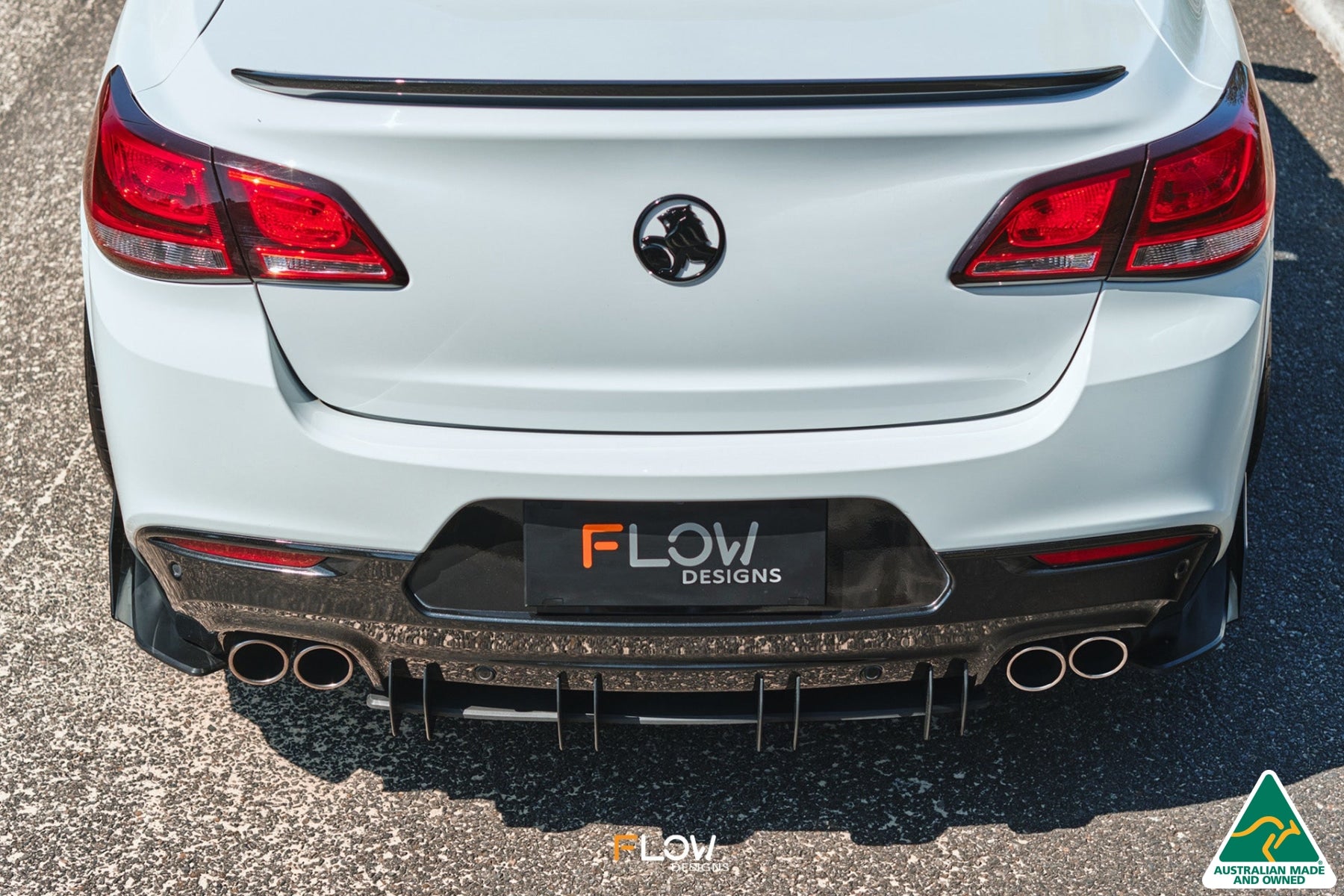 VF Commodore S2 Sedan Flow-Lock Rear Diffuser