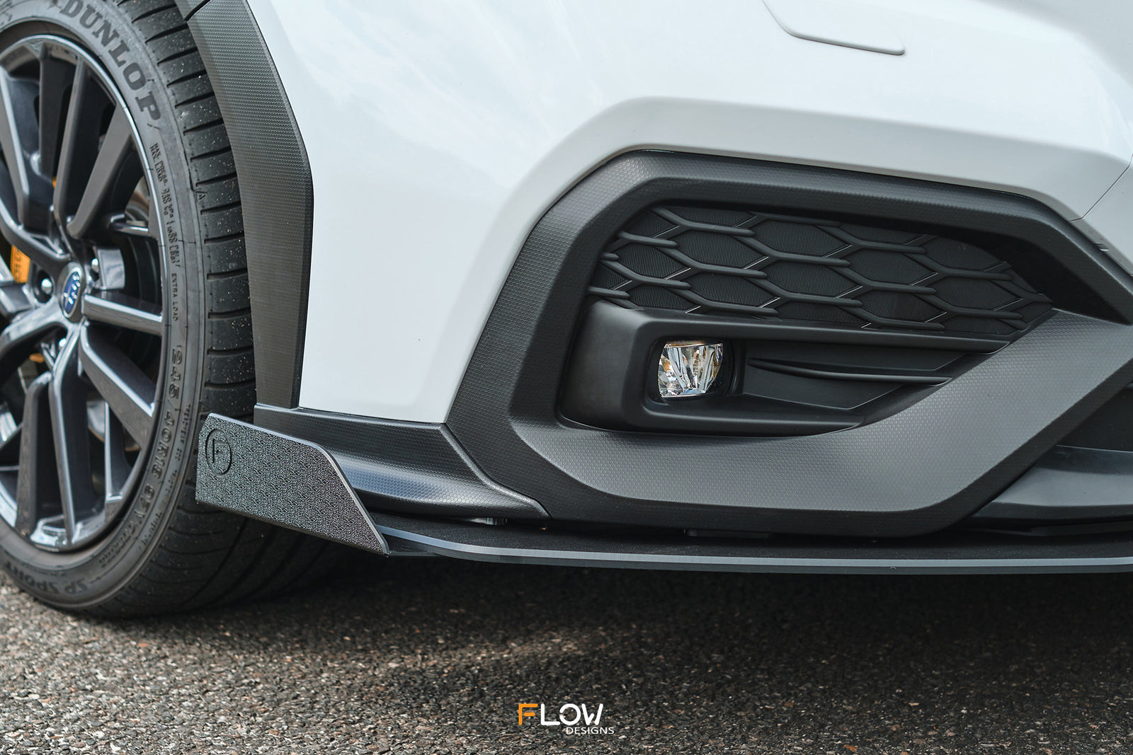 Buy Subaru VB WRX Front Lip Splitter Winglets Online | Flow Designs ...