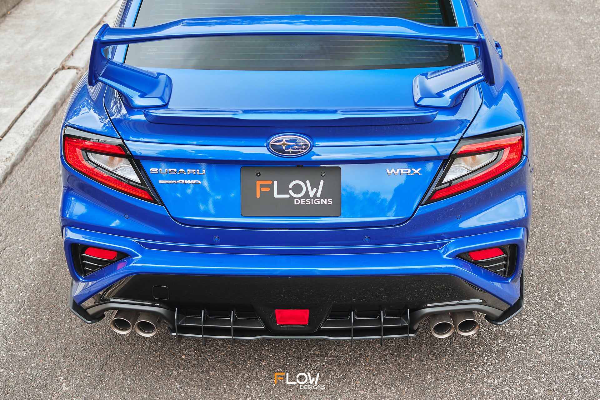 VB WRX Flow-Lock Rear Diffuser (GLOSS)