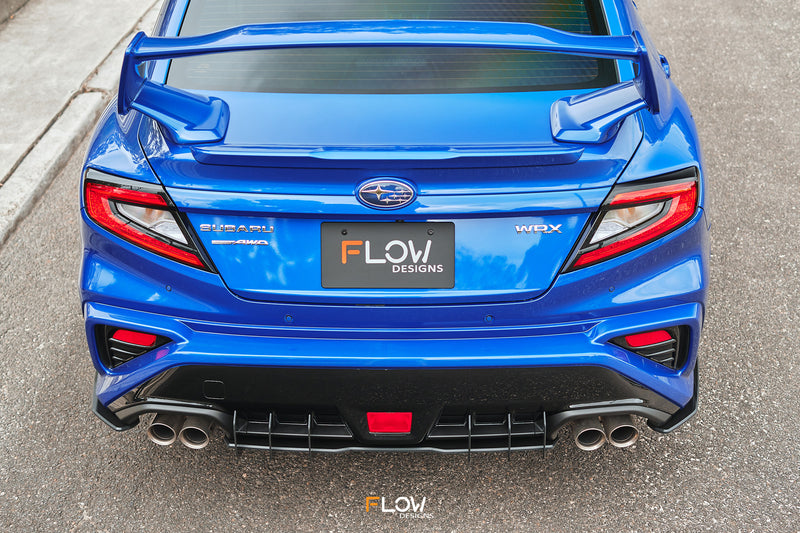 Vb Wrx Rear Diffuser Red Buy Subaru VB WRX Flow-Lock Rear Diffusers (GLOSS) Online | Flow ...