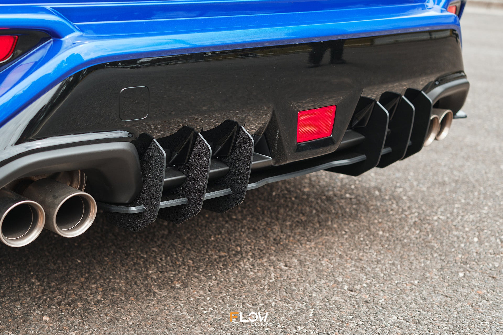 VB WRX Flow-Lock Rear Diffuser (GLOSS)