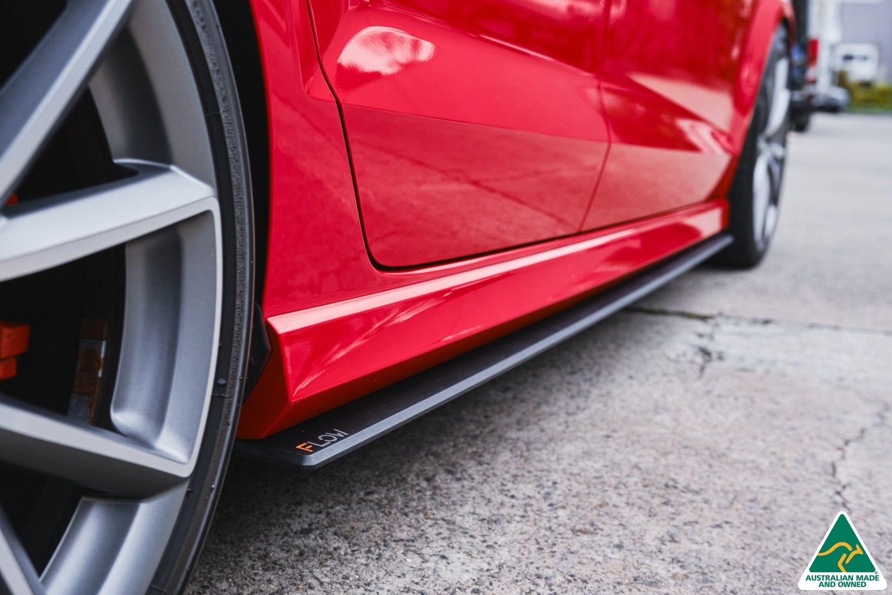 S3 8V Sedan Pre-Facelift Side Skirt Splitters V3 (Pair)