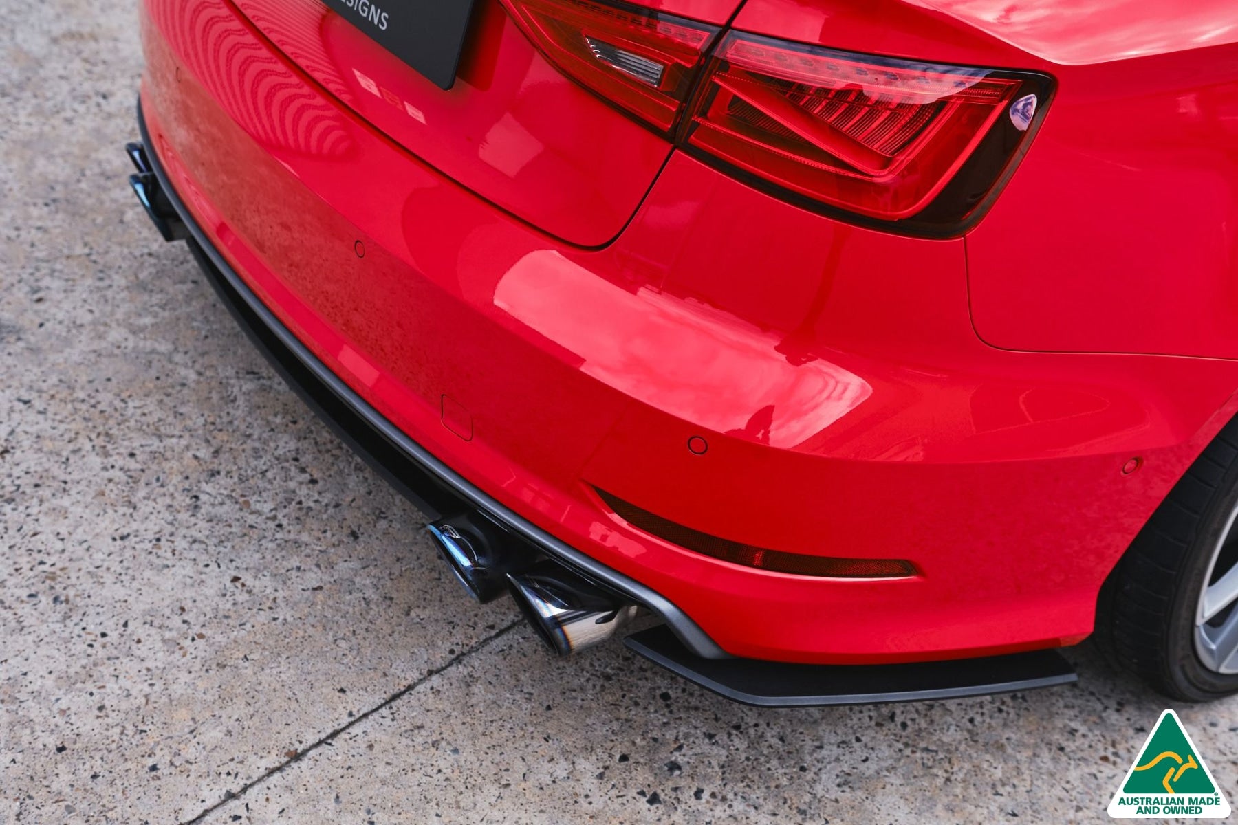 S3 8V Sedan Pre-Facelift Rear Spats V3 (Pair)