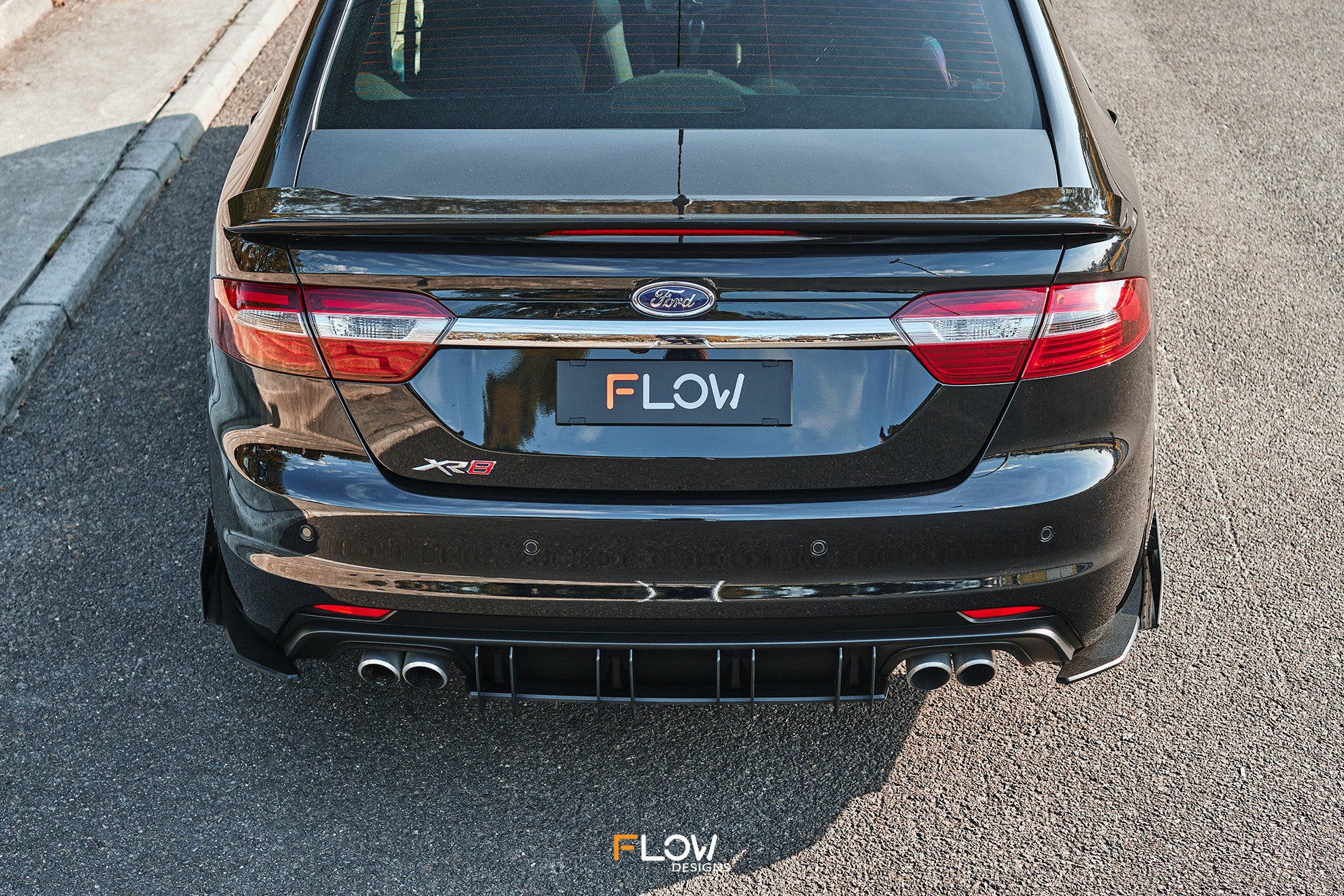 Falcon FGX Flow-Lock Rear Diffuser (TEXTURED)