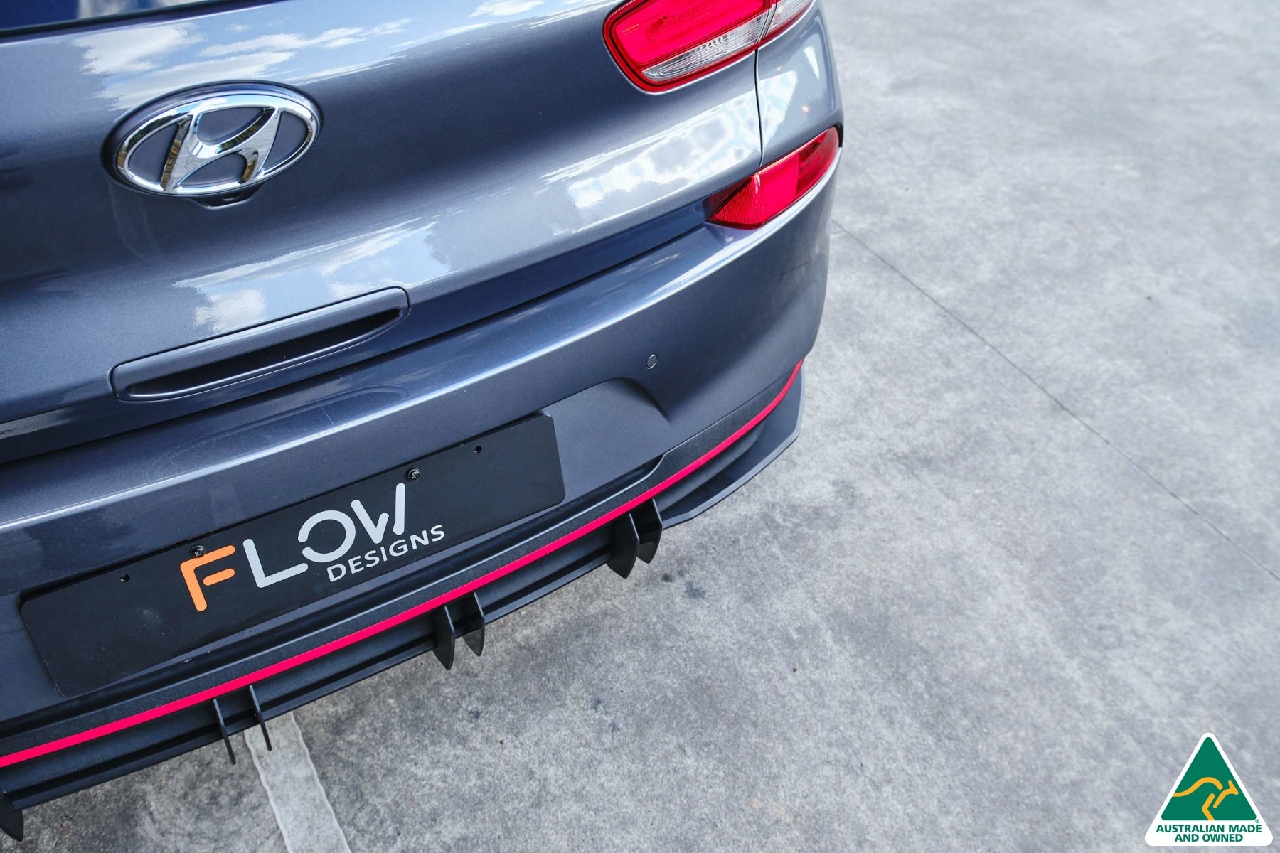 i30 Hatch PD1, PD2 2018-2020 Flow-Lock Rear Diffuser