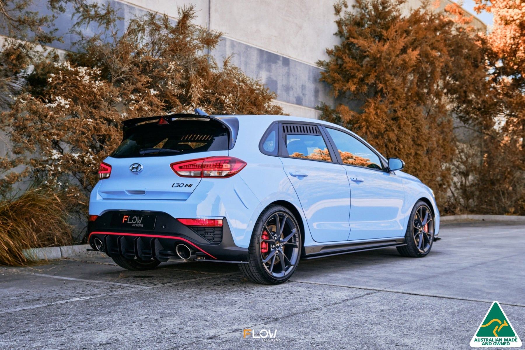 i30N Hatch PD FL 2021 Flow-Lock Rear Diffuser