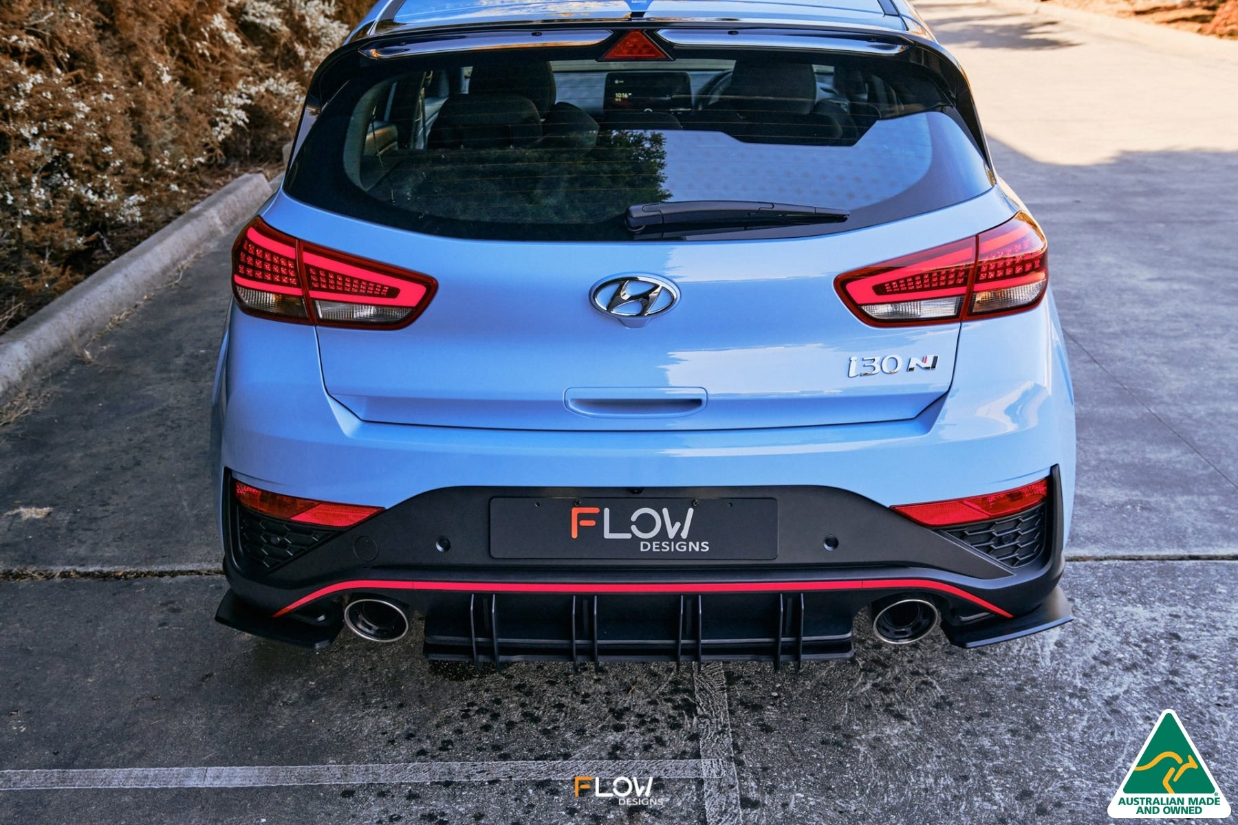 i30N Hatch PD FL 2021 Flow-Lock Rear Diffuser