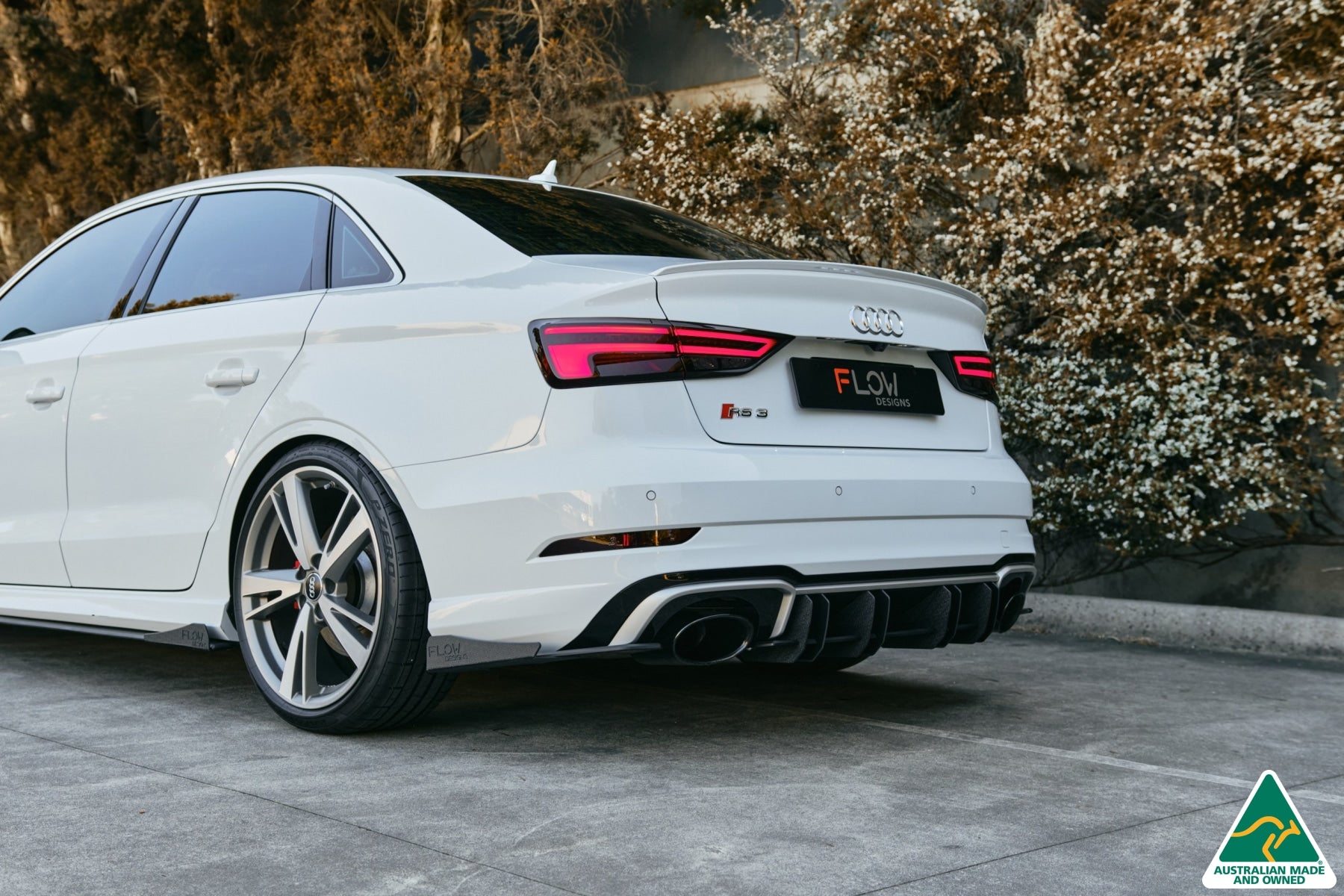 RS3 8V Sedan Facelift  Rear Spat Winglets (Pair)