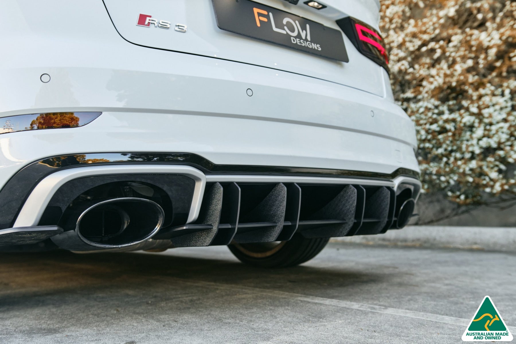 RS3 8V Sedan Facelift Flow-Lock Rear Diffuser