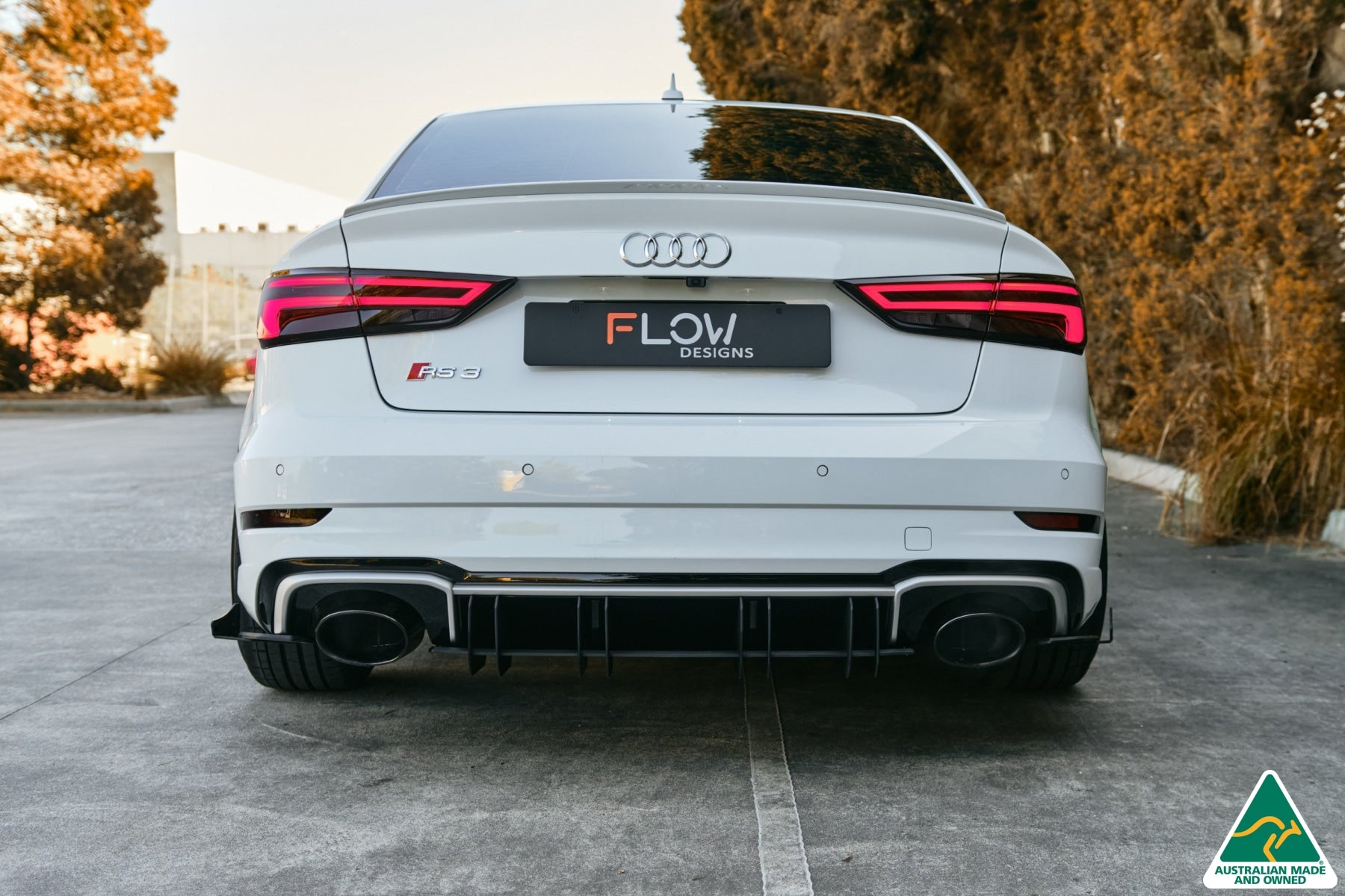 RS3 8V Sedan Facelift Flow-Lock Rear Diffuser