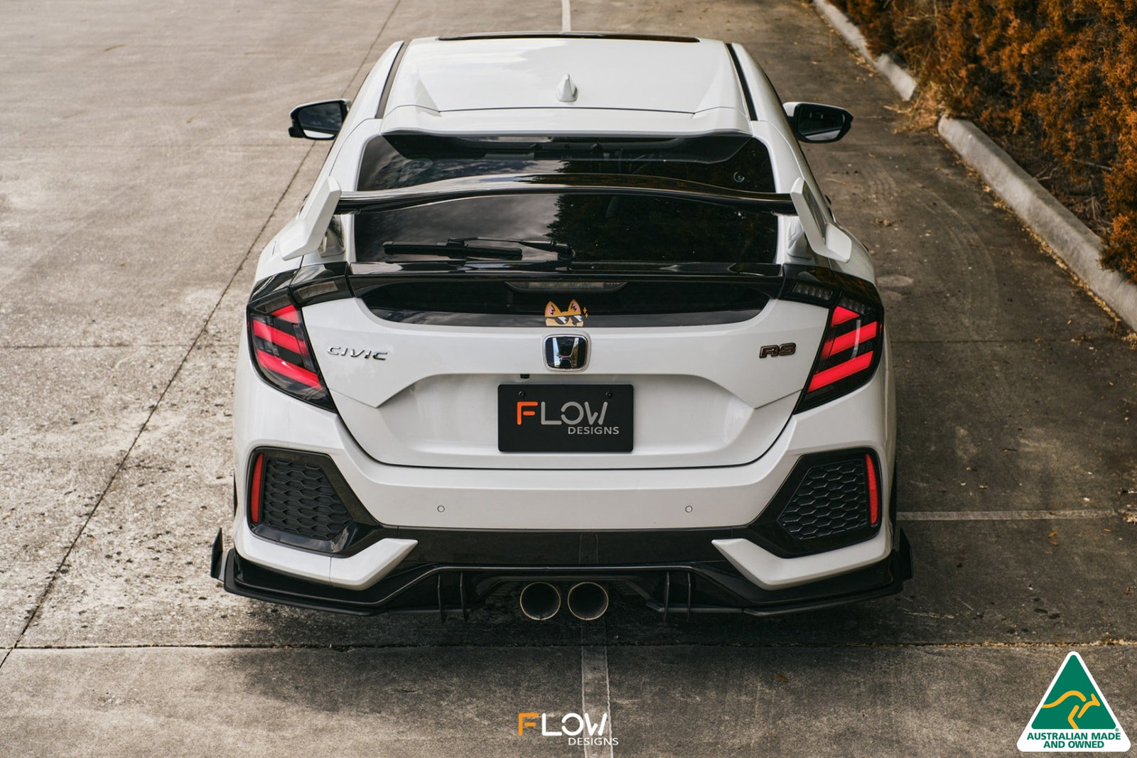 Buy Honda FK4/FK7 Civic RS Hatch PFL Flow-Lock Rear Diffuser Online ...
