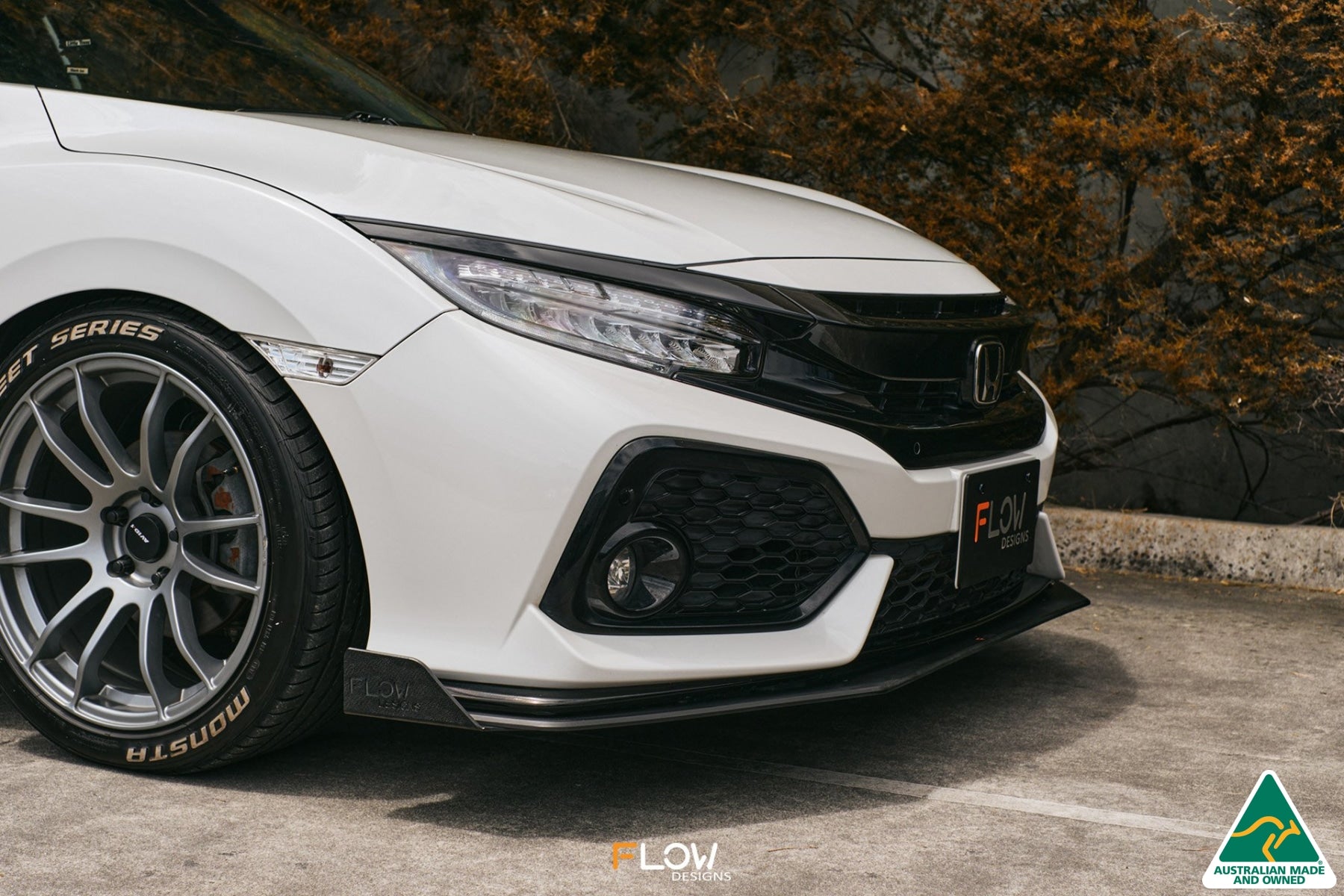 FK4/FK7 Civic RS Hatch PFL Front Lip Splitter