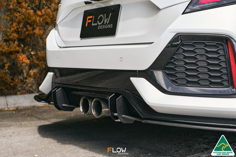 FK4/FK7 Civic RS Hatch PFL Flow-Lock Rear Diffuser