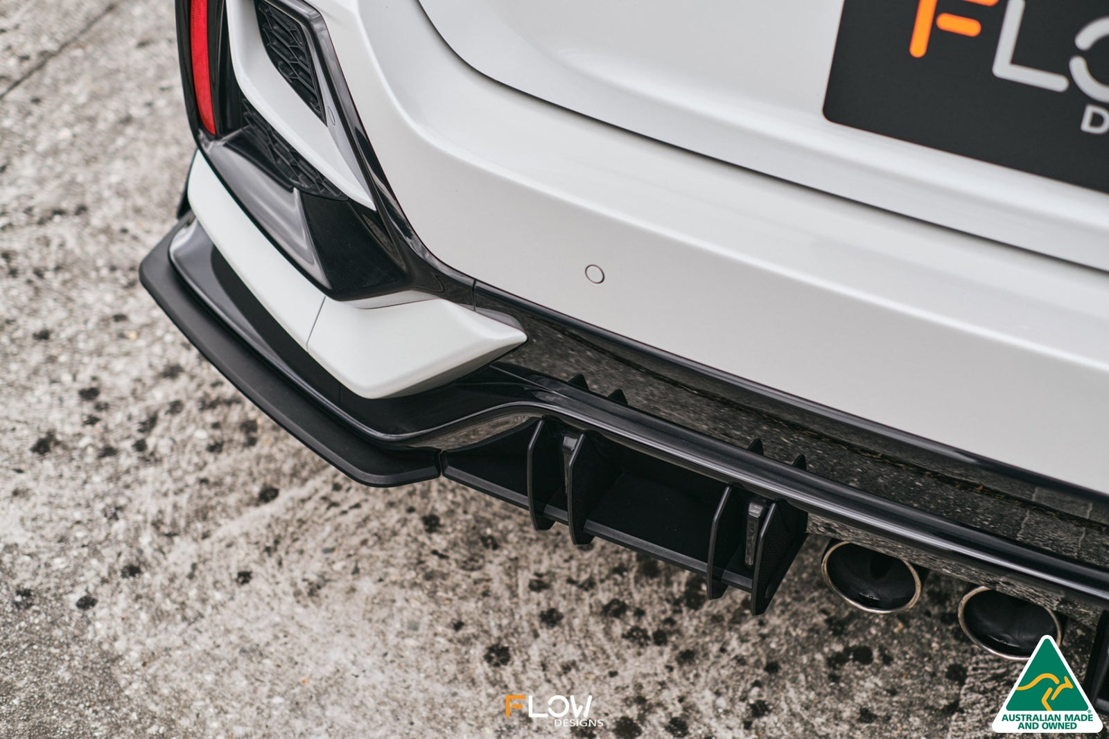 Buy Honda FK4/FK7 Civic RS Hatch FL Flow-Lock Rear Diffuser Online ...